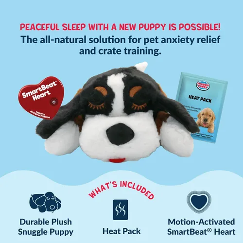 Miniatura 3 de Juguetes Edición Especial Snuggle Puppy - Latidos de Cachorro para Perros - Alivio de la Ansiedad y Ayuda para Mascotas - Juguetes Cómodos