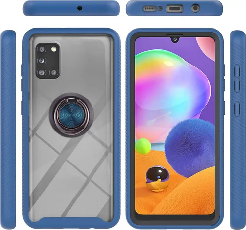 Miniatura 27 de Funda compatible con Xiaomi Poco M5s 4G, compatible con Redmi Note 10 4G / Note 10S 4G / Note 11 SE (India), funda para teléfono 3 en 1, color azul