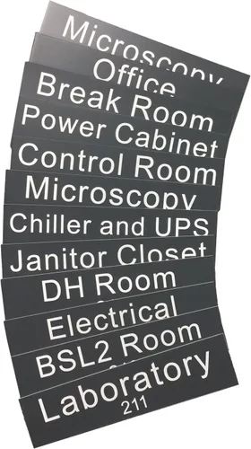 Miniatura 7 de Placa de nombre personalizada, sin soporte, 2 x 8 pulgadas, personalizable