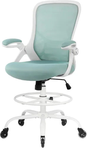 Miniatura 8 de HYLONE Silla de Dibujo Alta para Oficina, Taburete Ergonómico para Escritorio de Pie, Silla de Dibujo Ajustable, Silla de Oficina de Dibujo Grande