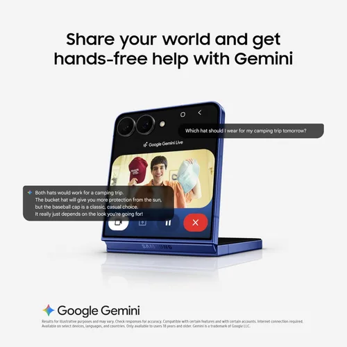 Miniatura 4 de Samsung Teléfono celular Galaxy Z Flip7, teléfono inteligente AI de 512 GB, Android desbloqueado, batería de larga duración, 2025, 1 año de garantía