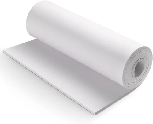 Miniatura 27 de Hoja de espuma EVA blanca en rollo, espuma EVA premium de 6 mm de grosor, 49" x 13.9", alta densidad 86 kg/m3 para disfraz de Halloween, Blanco