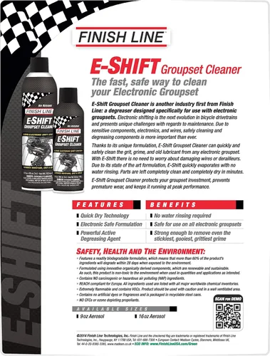 Miniatura 2 de Finish Line Aerosol limpiador electrónico E-Shift