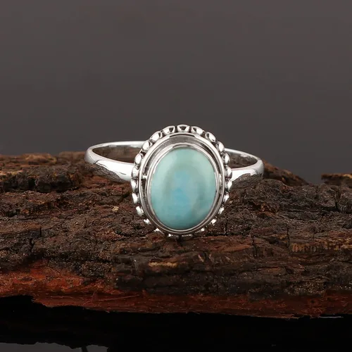 Miniatura 24 de 925 Sterling Silver Designer Ring Natural Gemstones & Brilliant Stones Handmade Bohemian Jewelry Healing Crystals Birthday Elegant Promise