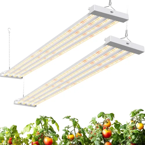 Miniatura 15 de Barrina TX-L63 - Luces de cultivo de 3 pies para plantas de interior, 252 W (4 x 63 W), 4 paneles LED de cobertura más amplia, espectro completo