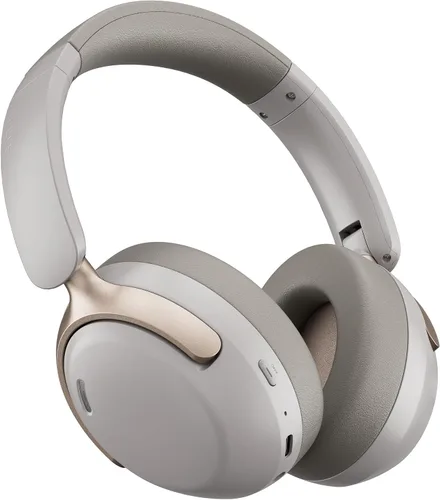 Miniatura 11 de LORELEI QC30 Auriculares híbridos con cancelación activa de ruido, Bluetooth inalámbrico sobre la oreja, piel proteica beige, control activo