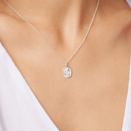Miniatura 5 de BENIQUE Collar delicado para mujeres y niñas plata de ley 925 maciza o metales rellenos de oro de 14 quilates cadena fina colgante significativo