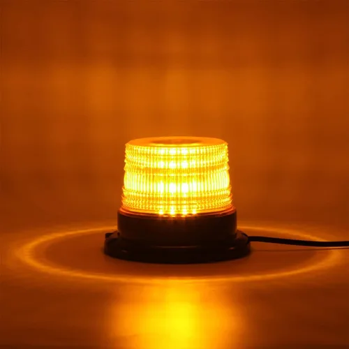 Miniatura 2 de LINKITOM 2 luces LED giratorias estroboscópicas, 12V-24V ámbar 40 luces intermitentes intermitentes de seguridad intermitentes con magnético
