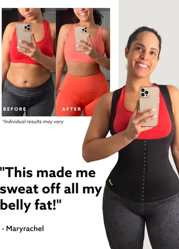Miniatura 6 de HOT SHAPERS Cami Hot Waist Cincher para mujer, entrenador de compresión y mejora del sudor para adelgazar la cintura y controlar el abdomen