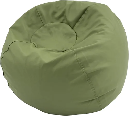 Miniatura 15 de Children's Factory Puf redondo de 26 pulgadas, puf con funda resistente al agua para niños, asiento flexible para aula primaria, fácil de limpiar