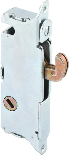 Miniatura 5 de PRIME-LINE C 1225 - Juego de manijas de puerta corrediza de patio y cerradura de embutir E 2014 – Proyección de pestillo de gancho ajustable