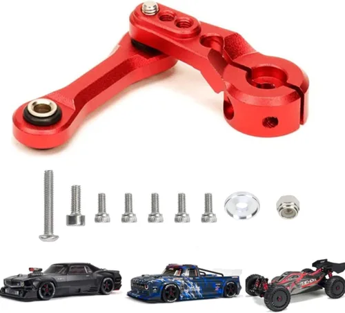 Aluminio 25t servo bocina y dirección Linkages Actualizaciones Parte para Arrma 1/7 Infracción Felony Limitless 1/8 KRATON Notorious Outcast Talion