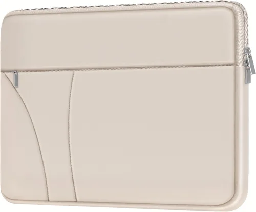Miniatura 13 de Funda para laptop de 14 pulgadas, estuche delgado para portátil de viaje con bolsillo con cremallera, estuche de transporte protector y a prueba