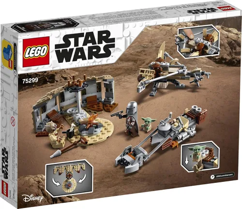 Miniatura 6 de LEGO Star Wars: The Mandalorian Trouble on Tatooine 75299 Impresionante kit de construcción de juguetes para niños que incluye The Child, nuevo 2021