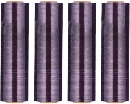 Miniatura 27 de PSBM - Rollo de película elástica azul, paquete de 4, 18 pulgadas x 1000 pies, calibre 100, rollos de película elástica a mano oscura/opaca