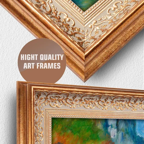 Miniatura 438 de A&T ARTWORK Campo de trigo con cipreses de Van Gogh Las reproducciones de arte clásico mundial, impresiones en lienzo giclée para decoración