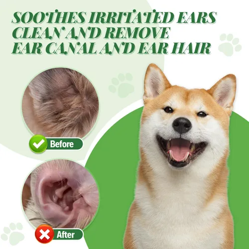 Miniatura 6 de Pawsitive Vibes Polvo de orejas para perros de 1.06 oz – Polvo de limpieza suave y seguro para eliminar el vello de las orejas para perros