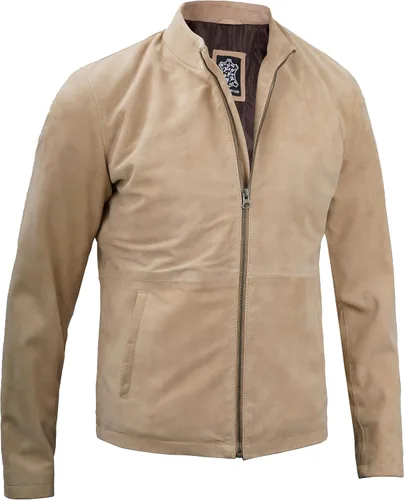 Miniatura 3 de Blingsoul Brown Suede Jacket Men - Black Real Lambskin Leather Jacket for Men