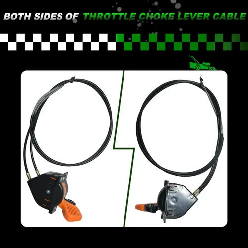 Miniatura 2 de AM140333 Reemplazo del cable de palanca de estrangulador del acelerador para John Deere X300 X304 X305R X310 X320 X324 X340 X360 X500 X530 X534