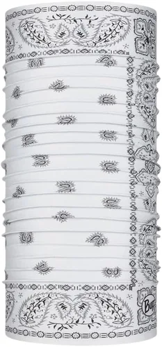 Miniatura 10 de BUFF CoolNet - Polaina de cuello UV, protección solar UPF 50, transpirable, versátil, máscara facial de secado rápido, blanco y gris, tamaño adulto