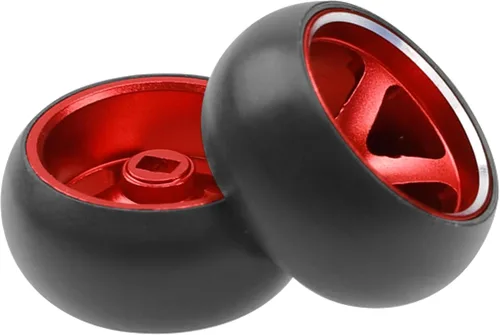 Miniatura 7 de Paquete de 4 neumáticos de plástico para automóvil de 0.98 x 0.59 pulgadas 1/28 pulgadas con llantas de metal compatibles con Wltoys K969 K989 P929