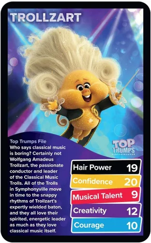 Miniatura 3 de Top Trumps Juego de cartas Trolls 2 - Juegos familiares para niños y adultos - Juegos de aprendizaje - Juegos de cartas para niños 2 y más