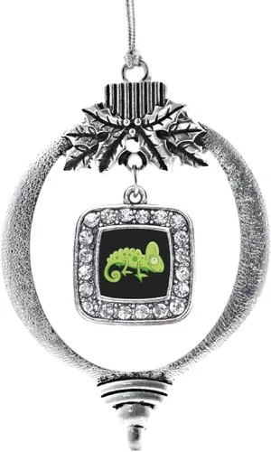 Miniatura 19 de Inspired Silver - Nana púrpura - Adorno de Navidad plateado - Adorno cuadrado para árbol de Navidad con circonita cúbica - Decoración colgante