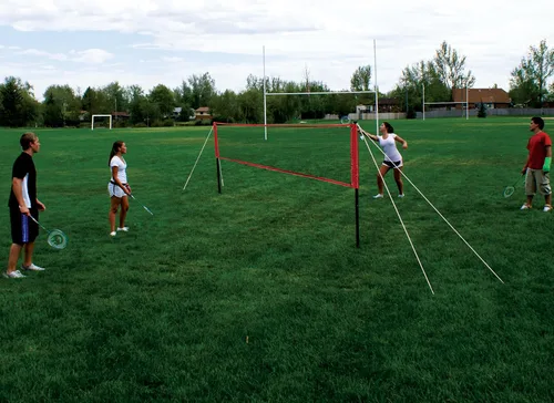 Miniatura 4 de Park & Sun Sports Sistema portátil de red de bádminton al aire libre con bolsa de transporte y accesorios: Serie deportiva