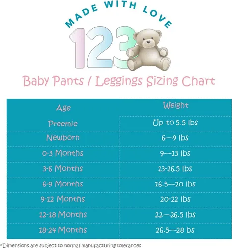 Miniatura 4 de 123 Bear Pantalones de Spandex de algodón suave con pies para bebé