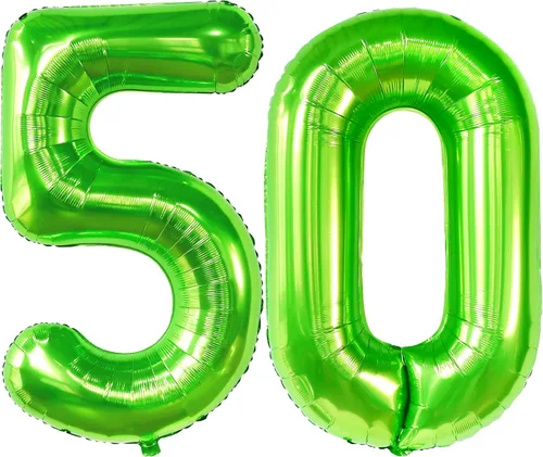 Miniatura 14 de KatchOn - Globo negro grande del número 50, 40 pulgadas, decoraciones de cumpleaños 50 negro sobre la colina para hombres y mujeres, decoraciones