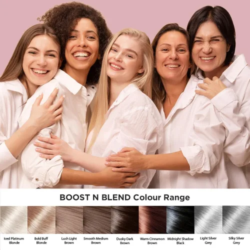 Miniatura 6 de Boost N Blend Corrector de cuero cabelludo – Polvo voluminizador de cabello para cabello fino y cuero cabelludo visible (0.88 onzas), las únicas