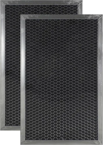 Air Filter Factory Filtro de ventilación de carbón de carbón para campana extractora de 7-1/16 x 11-5/8 x 3/8 pulgadas, paquete de 2 unidades