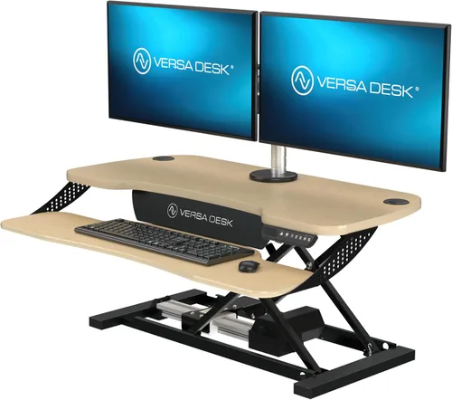 Miniatura 12 de VERSADESK PowerPro Elite - Convertidor de escritorio eléctrico ajustable de 36 pulgadas con controlador programable y concentrador USB. Aplicación
