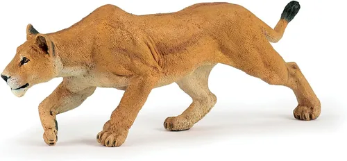Papo - Figura realista de leona de caza para niños - A partir de 3 años - Colección de vida salvaje - Comportamiento educativo de animales - Juguete