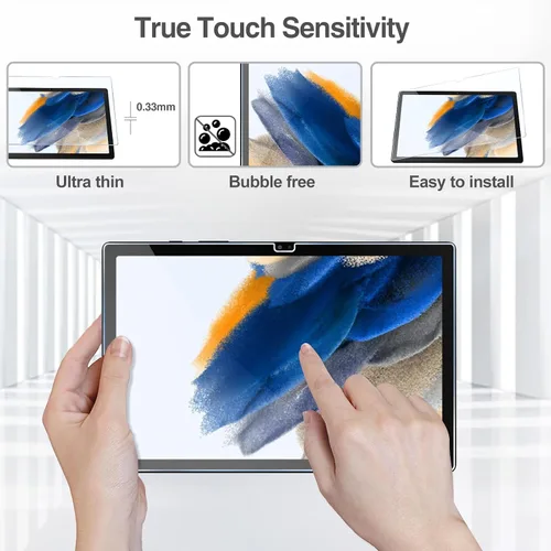 Miniatura 5 de ProCase Paquete de 2 protectores de pantalla para Galaxy Tab A8 10.5 X200 X205 X207, protector de pantalla de vidrio templado para Galaxy Tab A8
