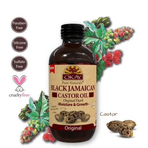 Miniatura 3 de Aceite de ricino jamaicano Okay, Marrón