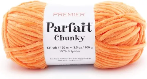 Miniatura 35 de Premier Parfait Hilo Grueso - Súper Voluminoso para Tejer y Hacer Ganchillo, Chenilla, Sunshine