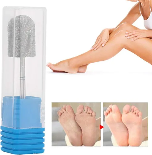 Miniatura 8 de Broca de cono de pedicura, pedicura de acero inoxidable, pedicura, callos de pie, lijado, cabeza, pies, limar las uñas para pulir y reparar la piel