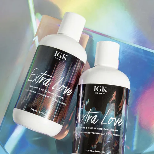 Miniatura 4 de IGK EXTRA LOVE - Juego de champú y acondicionador para volumen y espesante, balance de volumen + cuero cabelludo + equilibrio de aceite, vegano +