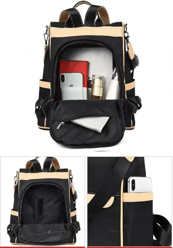 Miniatura 4 de go-done Mochila para mujer, Negro-negro, Moda