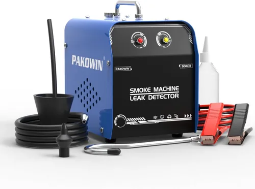Miniatura 9 de Detector de fugas de máquina de humo automotriz - Probador de humo EVAP de vacío de 12 V CC con bomba de aire incorporada para sistemas de tuberías