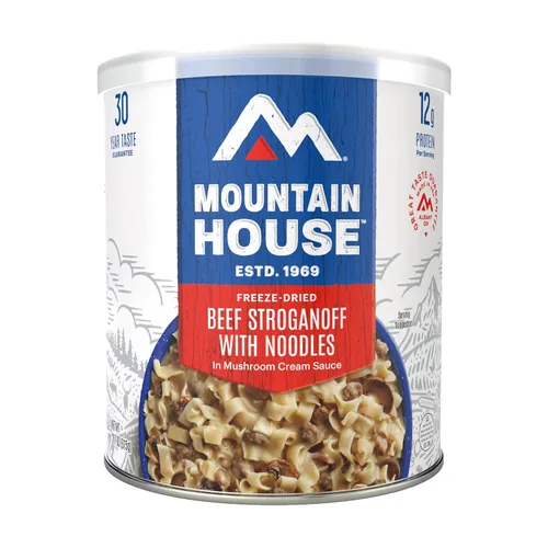 Miniatura 12 de Mountain House Carne en cubos Comida liofilizada de supervivencia y emergencia Lata #10 Sin gluten, 30122