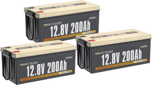 Miniatura 11 de Power Queen Batería Lifepo4 de 12V 100ah de litio, batería de ciclo profundo del grupo 31 con 1280Wh de energía, hasta 15000 ciclos y vida útil
