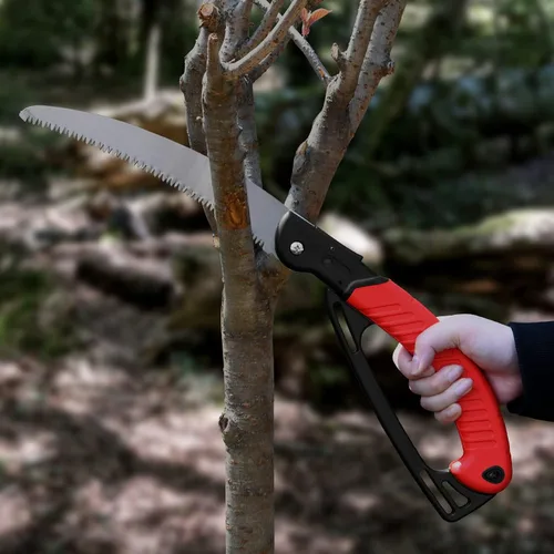 Miniatura 6 de Gardtech Sierras plegables, sierras de podar a mano con hoja curvada afilada de 10 pulgadas, sierras de campamento, perfectas para podar árboles
