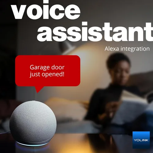 Miniatura 9 de YoLink Abridor de puerta de garaje inalámbrico inteligente de mayor alcance del mundo de 1/4 de milla, control por aplicación, compatible con Alexa