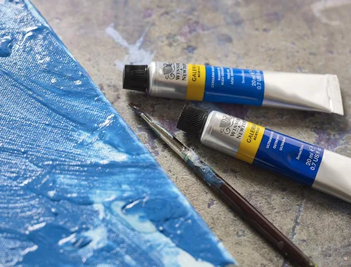 Miniatura 4 de De Galería Winsor & Newton: Tubo de color acrílico Umber crudo
