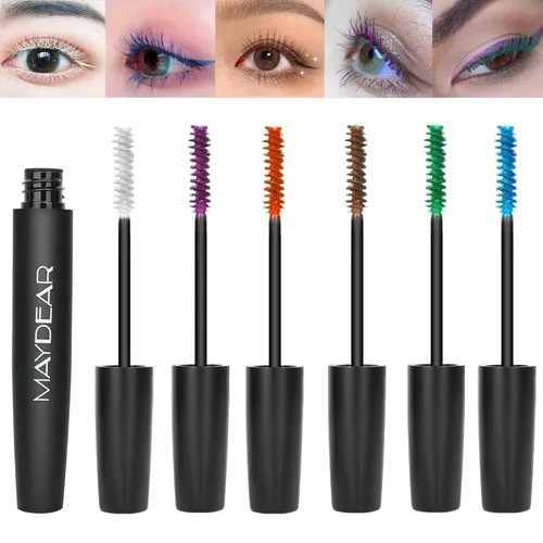 Miniatura 4 de Maydear - Máscara impermeable de larga duración, verde oscuro, a prueba de manchas para maquillaje de ojos de mujer