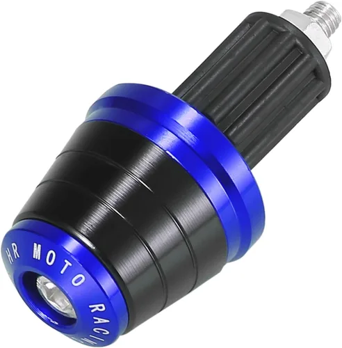 Miniatura 5 de Motoforti 2 tapas universales de 0.709 in para manillar, tapas de extremo de barra de enchufe antideslizantes para motocicleta, color azul