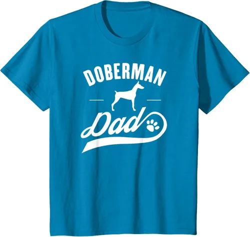Miniatura 50 de Doberman Dad - Camiseta para amante del dueño del perro, Negro, S