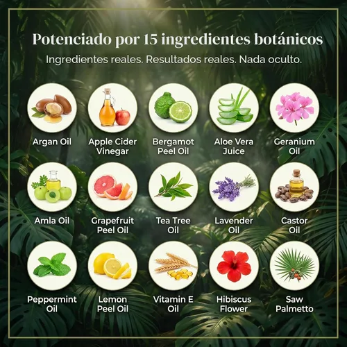 Miniatura 4 de PURA D'OR Champú Thin2Thick de vinagre de sidra de manzana, biotina, aceite de ricino para reducir el encrespamiento, puntas abiertas, aclarar